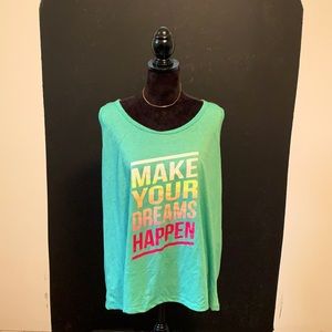 2 Tank Tops (Lime Green is Lane Bryant 22/24)